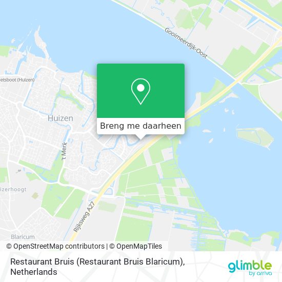 Restaurant Bruis (Restaurant Bruis Blaricum) kaart