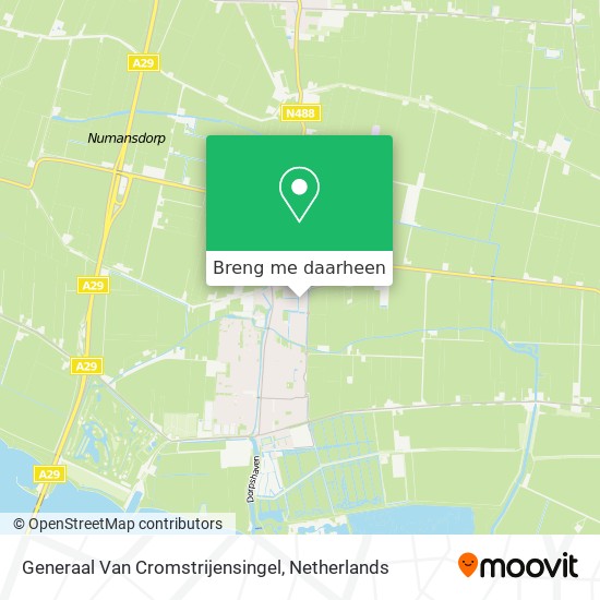 Generaal Van Cromstrijensingel kaart