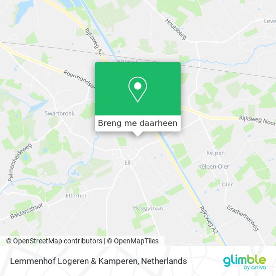 Lemmenhof Logeren & Kamperen kaart