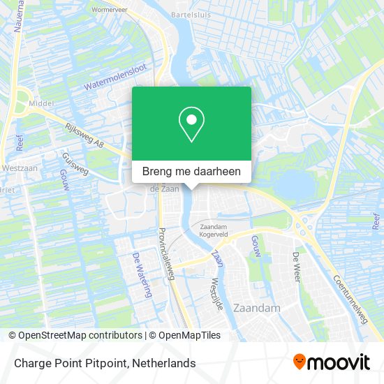 Charge Point Pitpoint kaart