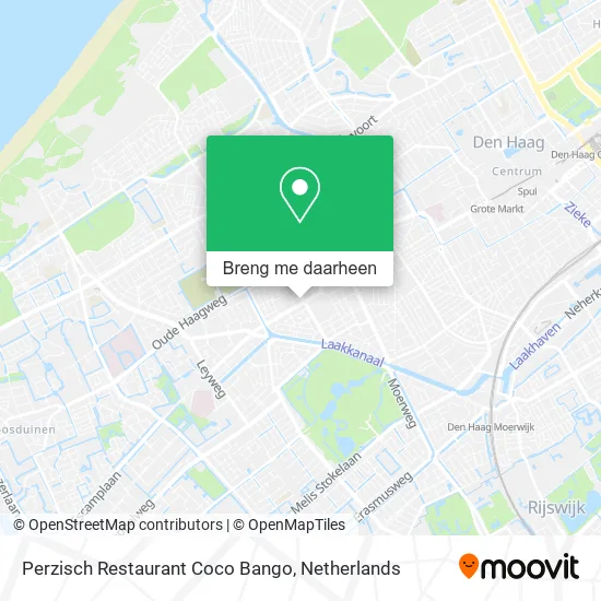 Perzisch Restaurant Coco Bango kaart