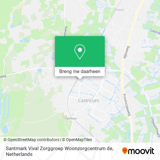 Santmark Viva! Zorggroep Woonzorgcentrum de kaart