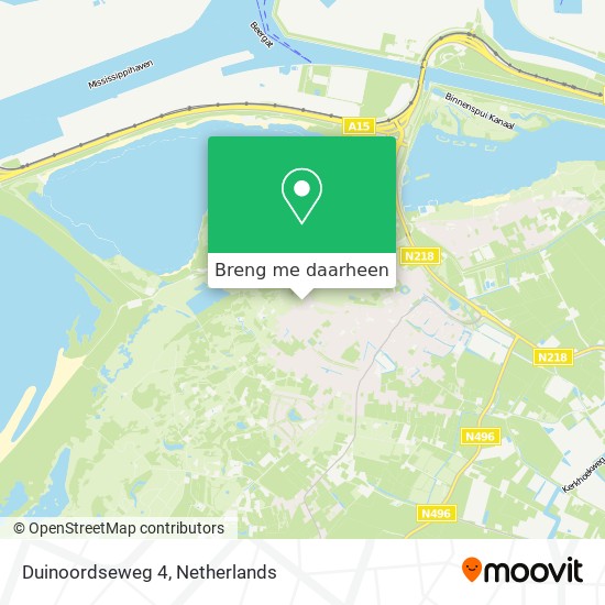 Duinoordseweg 4 kaart