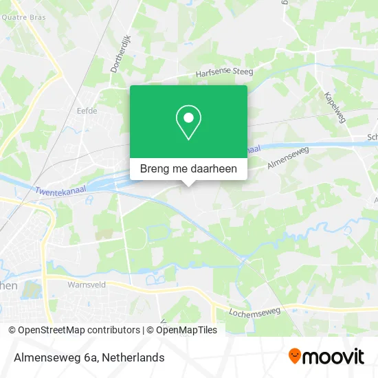 Almenseweg 6a kaart