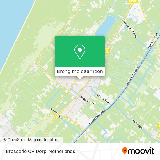 Brasserie OP Dorp kaart