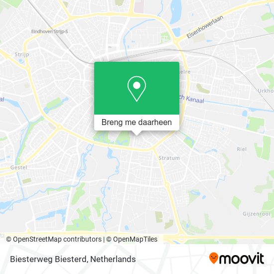 Biesterweg Biesterd kaart