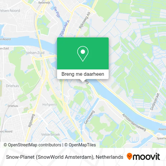 Snow-Planet (SnowWorld Amsterdam) kaart