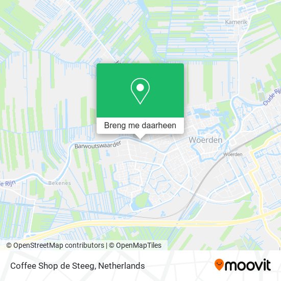 Coffee Shop de Steeg kaart