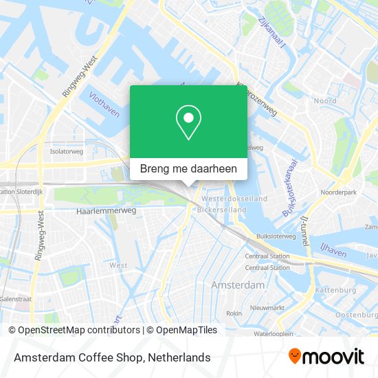 Amsterdam Coffee Shop kaart