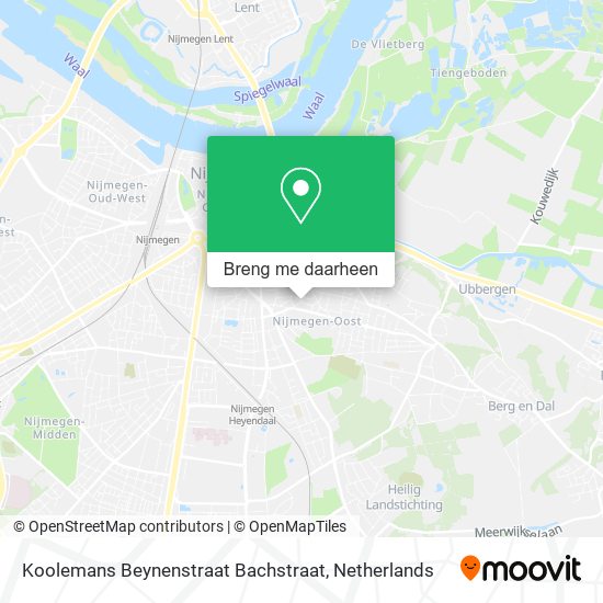 Koolemans Beynenstraat Bachstraat kaart