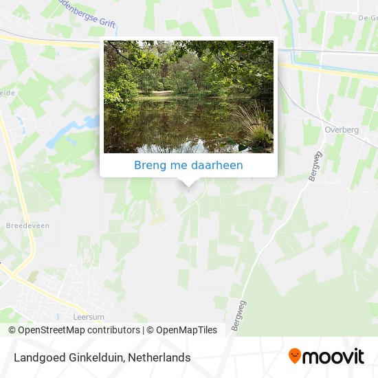 Landgoed Ginkelduin kaart