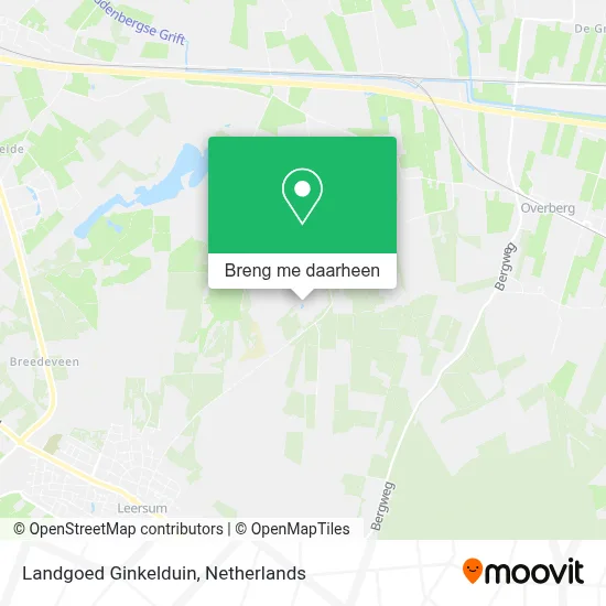 Landgoed Ginkelduin kaart