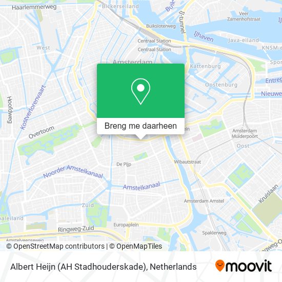 Albert Heijn (AH Stadhouderskade) kaart