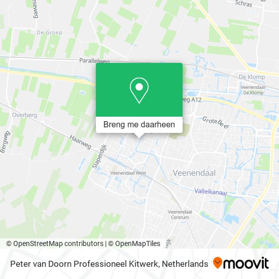 Peter van Doorn Professioneel Kitwerk kaart