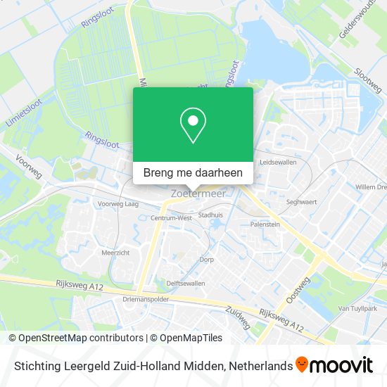 Stichting Leergeld Zuid-Holland Midden kaart