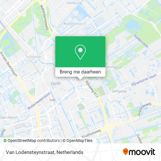 Van Lodensteynstraat kaart