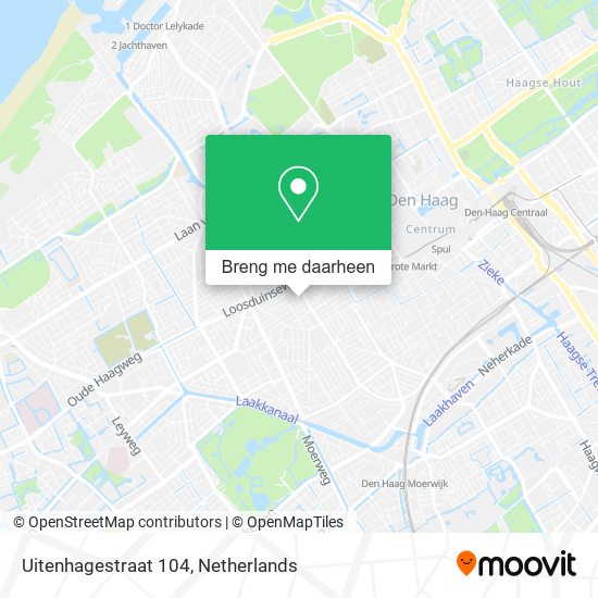 Uitenhagestraat 104 kaart