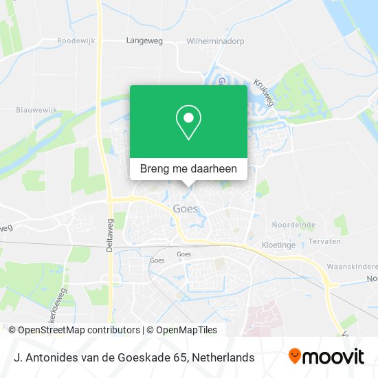 J. Antonides van de Goeskade 65 kaart