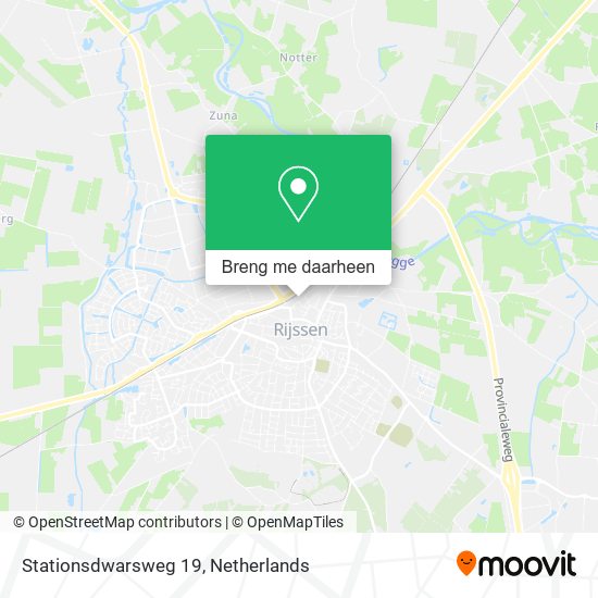 Stationsdwarsweg 19 kaart
