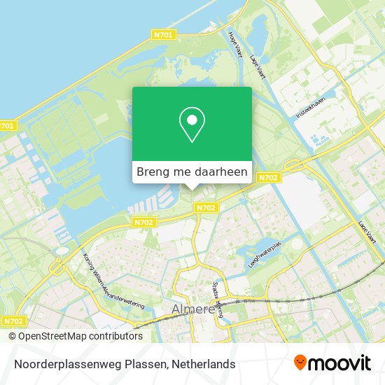 Noorderplassenweg Plassen kaart