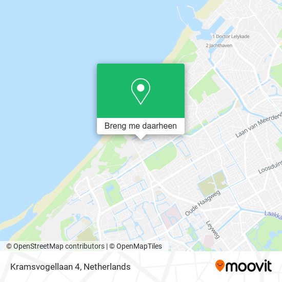 Kramsvogellaan 4 kaart