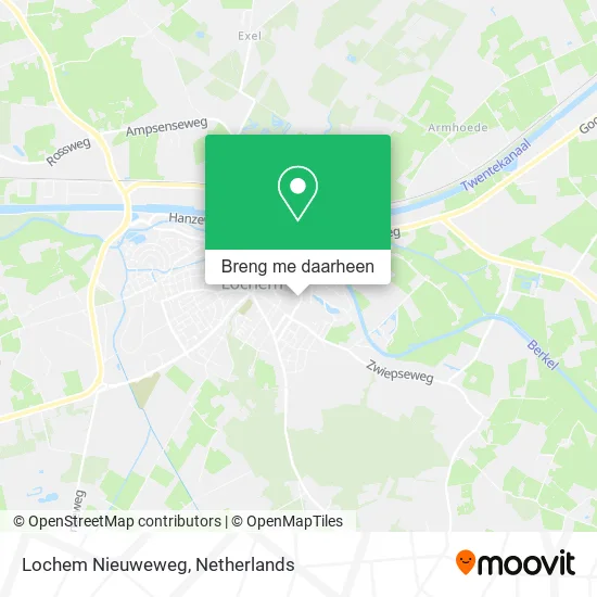 Lochem Nieuweweg kaart