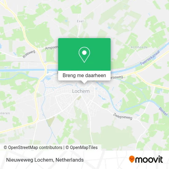 Nieuweweg Lochem kaart