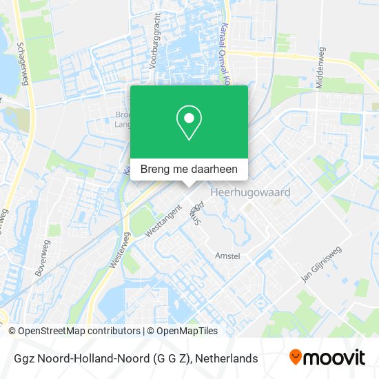 Ggz Noord-Holland-Noord (G G Z) kaart
