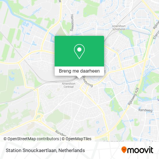 Station Snouckaertlaan kaart