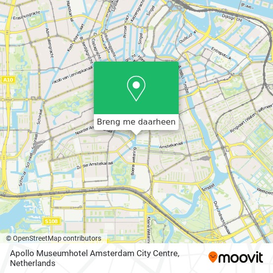 Apollo Museumhotel Amsterdam City Centre kaart