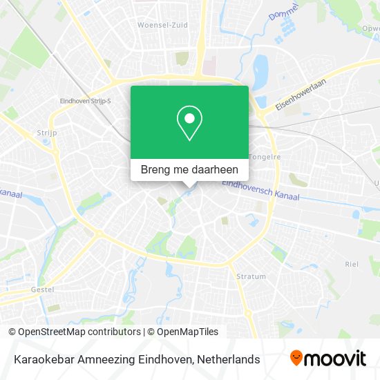 Karaokebar Amneezing Eindhoven kaart