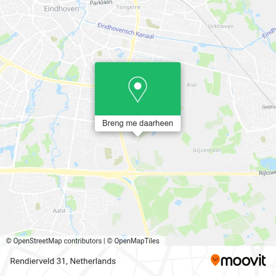 Rendierveld 31 kaart