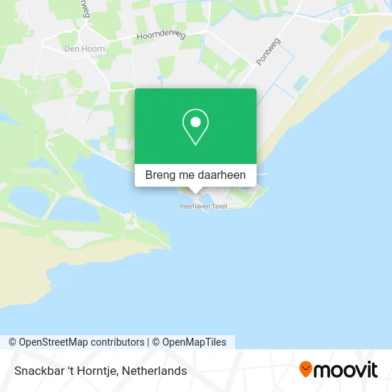 Snackbar 't Horntje kaart