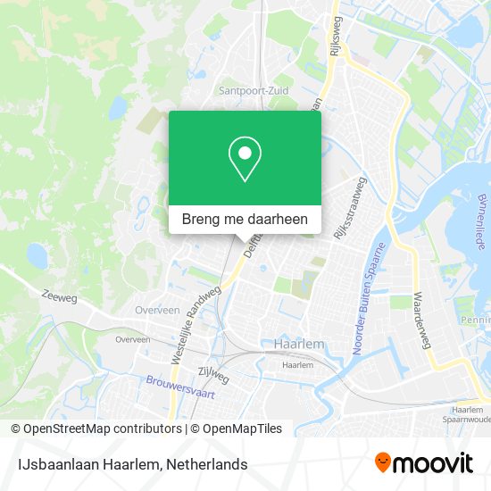 IJsbaanlaan Haarlem kaart