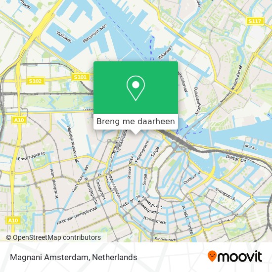 Magnani Amsterdam kaart