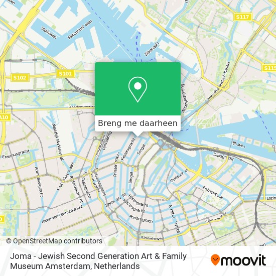 Joma - Jewish Second Generation Art & Family Museum Amsterdam kaart