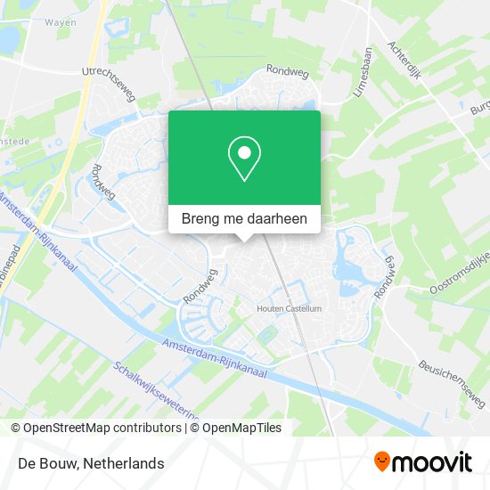 De Bouw kaart