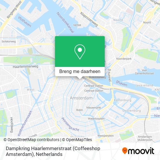 Dampkring Haarlemmerstraat (Coffeeshop Amsterdam) kaart