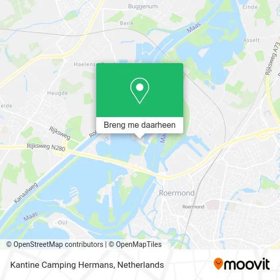 Kantine Camping Hermans kaart