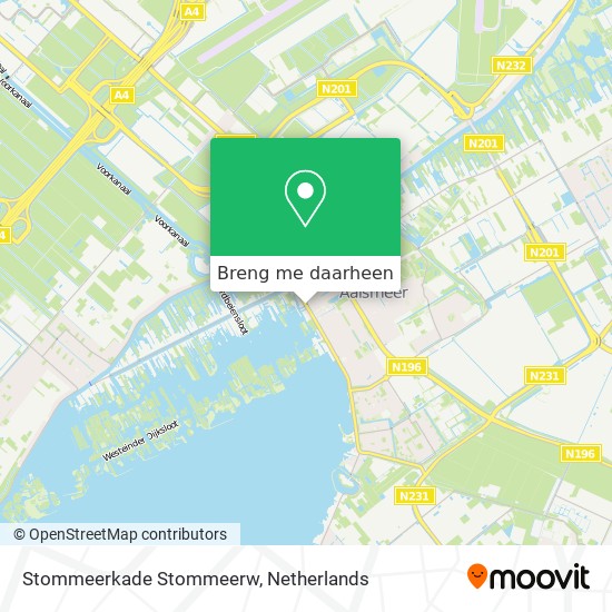 Stommeerkade Stommeerw kaart