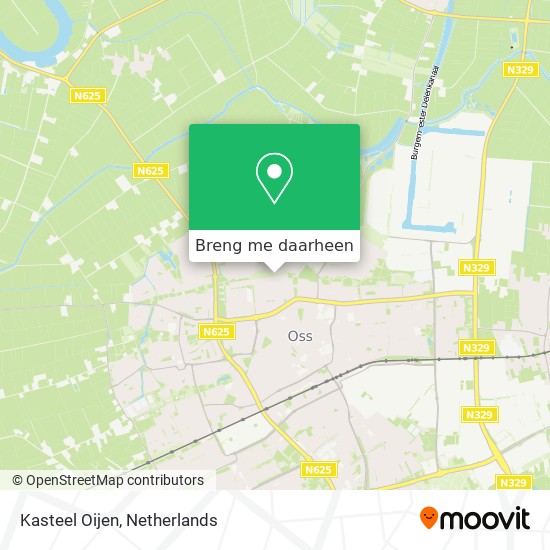 Kasteel Oijen kaart