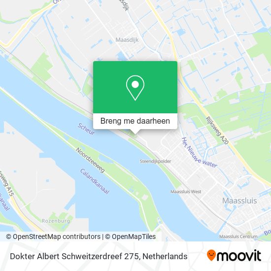 Dokter Albert Schweitzerdreef 275 kaart