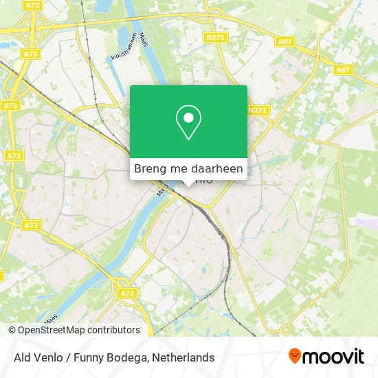 Ald Venlo / Funny Bodega kaart