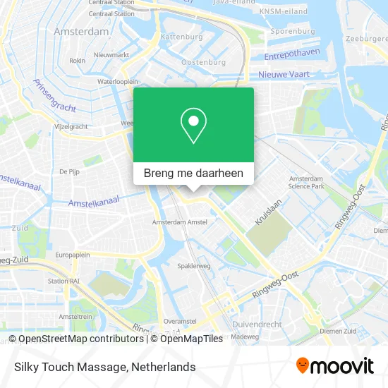 Silky Touch Massage kaart