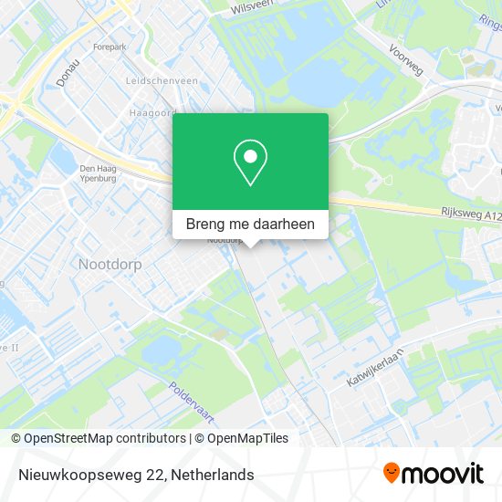 Nieuwkoopseweg 22 kaart