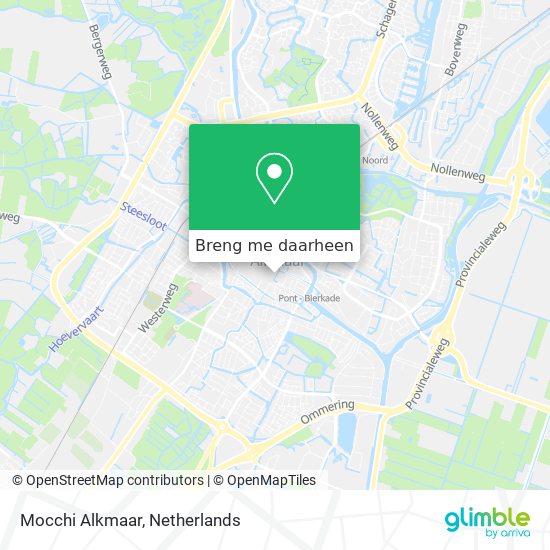 Mocchi Alkmaar kaart