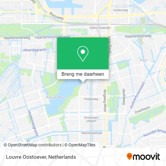 Louvre Oostoever kaart