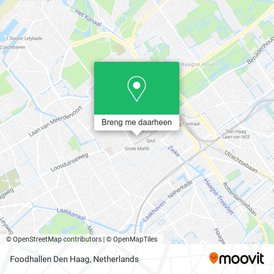 Foodhallen Den Haag kaart