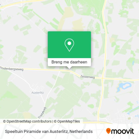 Speeltuin Piramide van Austerlitz kaart