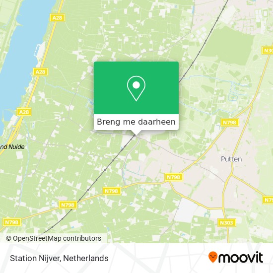Station Nijver kaart